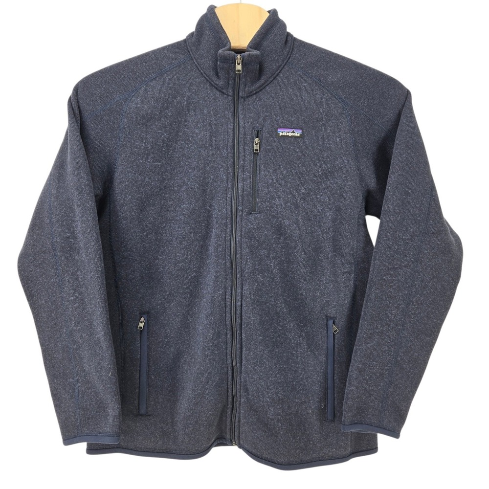 Patagonia Better Sweater Fleece Jacket Men's XL Full Zip 25528 Blue Warm Preppy